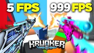 Can you win with 5 FPS in Krunker.io?