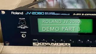 Roland JV-2080 Demo Part 3