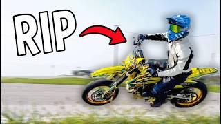 I Blew Up My Brand New 2 Stroke Supermoto