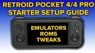 Retroid Pocket 4/4 Pro Starter Setup Guide (Emulators, Roms, Tweaks)