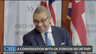 In Conversation with UK Foreign Secretary James Cleverly