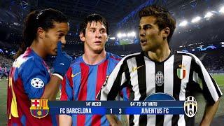 Atunci când Adrian Mutu i-a înfruntat pe Messi și Ronaldinho