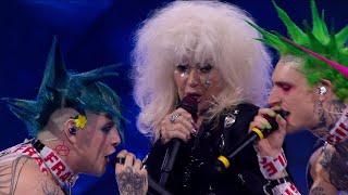 (TESTO) La Sad e Donatella Rettore - Lamette @ Sanremo 2024 Serata Cover