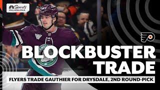 BLOCKBUSTER: Flyers trade Cutter Gauthier to Ducks for Jame Drysdale, 2nd round-pick
