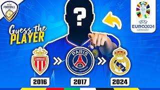 GUESS THE PLAYER BY THEIR TRANSFERS - EURO 2024 | FOOTBALL QUIZ 2024