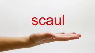 How to Pronounce scaul - American English