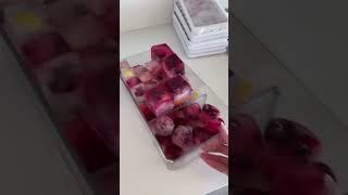 asmr RESTOCKING my fruit ice cubes 🫶 #restockingasmr #fruitcubes #asmrrestock