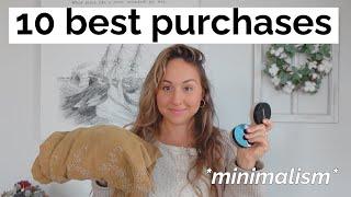 10 BEST purchases I made this year | minimalism