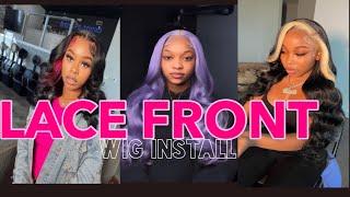 TrendyLace Front Wig Install+Edges