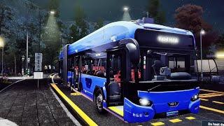 Bus Simulator 21 Jimmy U8 zeigt seine N2 Linie zum Hazel Hotel im VDL SLFA 180