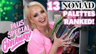 RANKING ALL MY NOMAD COSMETICS PALETTES + MAJOR GIVEAWAY | Steff's Beauty Stash