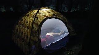 ASMR CAMPING GIRL 4K - Brazilian adventure preparing a delicious snack in the middle of nature