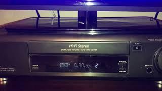 Demonstration On My Black Sony VCR On My Disney’s SAS Heigh Ho 1993 VHS