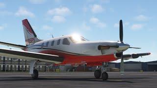 Livestream from Oxford to Frankfurt in the TBM 850 in Microsoft Flight Simulator