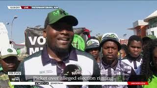 MK Party protest I IEC claims MK's bid to nullify elections bears no evidence