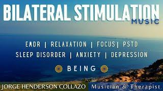 Bilateral Stimulation Music | EMDR |   Listen with headphones | Begin.