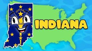 Explore The State Of Indiana! | US Geography For Kids | KLT GEO