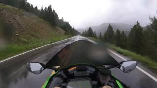 Independence Pass in Rain on Motorcycle 2017