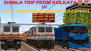 A Full Journey From Howrah To Kalka In 12311 Howrah Kalka Netaji Express With Traffics