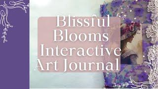Blissful Blooms Interactive Art Journal | Fairy-Themed DIY with Pockets, Pop-Ups & Secret Folds