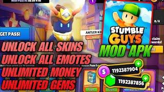 Stumble Guys Mod Apk v0.84.5 Latest Version 2025 - Unlock All Skins & Emot Abilities