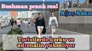 BUSHMAN PRANK ACTİON FUNNY'yi izlemekten keyif alacaksınız Dean Denz- Ağaç adam