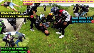 AKHIRNYA TEAM RIDER DIHABISI SAMA TEAM SEMVACK SAMPE AMPUN SEMUA‼️