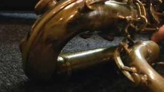 Repairman's Overview:  1933 Conn 12M "Transitional" Baritone Saxophone