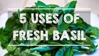 5 Uses of FRESH BASIL