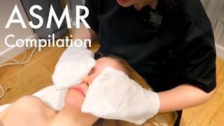 Relaxing buccal and lifting facial in London compilation (Unintentional ASMR)