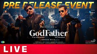 GOD FATHER Pre Release Event Live | Megastar Chiranjeevi, Salman Khan, Nayanthara, Puri Jagannadh