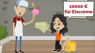 Deutsch Lernen | Nora findet eine Kreditkarte und dreht völlig durch! | Learn German