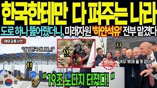 한국이 고속도로 뚫어주고 하얀석유까지 찾아주자 천연자원 전부 맡기려는 중앙아시아의 거인국가 [해외감동사연]