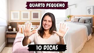 10 DICAS VERDADEIRAS PARA DEIXAR O SEU QUARTO PEQUENO ELEGANTE