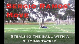 How to Do a Sliding Tackle like Sergio Ramos!| Soccer Tutorial