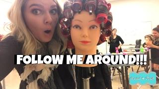 A DAY AT COSMETOLOGY SCHOOL | DAY IN THE LIFE OF A COSMETOLOGY STUDENT | PAUL MITCHELL THE SCHOOL