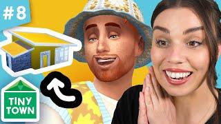 We're building a Mid-Century Tiny home!  Sims 4 TINY TOWN  Yellow #8