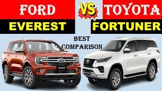 ALL NEW Ford EVEREST Vs ALL NEW Toyota FORTUNER | Which one IS BETTER?