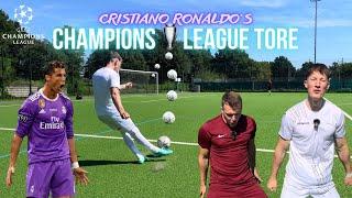 WIR STELLEN RONALDO´S LEGENDÄRSTE CHAMPIONS LEAGUE TORE NACH!️ | SkillsMitMarvin