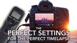 The Perfect Settings For The Perfect Timelapse - My New Online Class