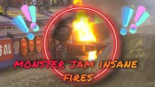 Monster Jam CRAZIEST FIRES PART 2