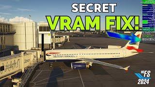 Fix High VRAM Usage in MSFS2024 with These Hidden Settings!