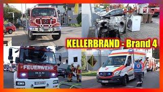  KELLERBRAND in FILDERSTADT - Wäschetrockner löst Brand aus - [E]