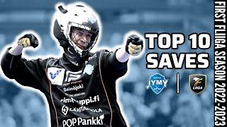 TOP 10 SAVES ROOKIE SEASON   Aki Karjalainen @floorballgoalie 1