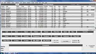 I made QSOs on 11 bands in 4 hours