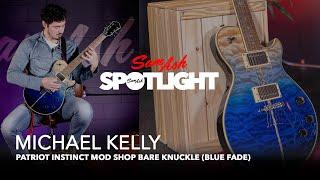 Michael Kelly Mod Shop Patriot Instinct Bare Knuckle Electric Guitar Blue Fade Playing Exmaples