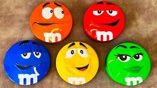 Satisfying Video | A Lot of Chocolate Candy ASMR Unpacking From Colorful M&M'S Boxes