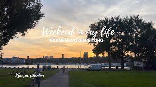 Weekend in my life - Examensvorbereitung | Kürbismuffins, shoppen, Klausur schreiben #jurastudium