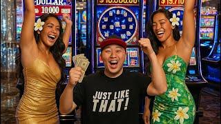 Oahu Couple Takes On Vegas with D Lucky, Ninth Island Jackpot Energy!