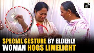 Special gesture to Delhi CM Rekha Gupta by elderly woman hogs limelight at meet and greet in Delhi